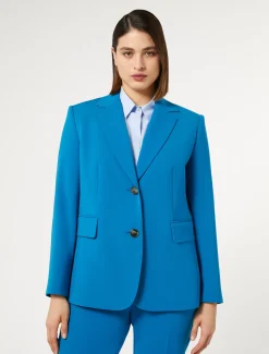 Marina Rinaldi Giacche & Blazer | Giacche & Blazer*Giacca blazer in cady triacetato TURCHESE