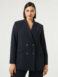 Marina Rinaldi Giacche & Blazer | Giacche & Blazer*Giacca blazer in cady triacetato BLUNOTTE