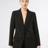 Marina Rinaldi Marina Rinaldi By Zuhair Murad*Giacca blazer in cady triacetato NERO