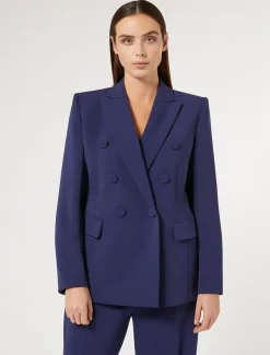 Marina Rinaldi Giacche | Collezione Elegante*Giacca blazer in cady triacetato INCHIOSTRO