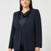 Marina Rinaldi Giacche | Giacche & Blazer*Giacca blazer in cady triacetato BLUNOTTE