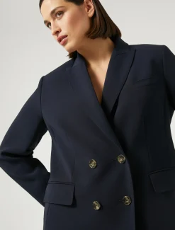 Marina Rinaldi Giacche & Blazer | Giacche & Blazer*Giacca blazer in cady triacetato BLUNOTTE