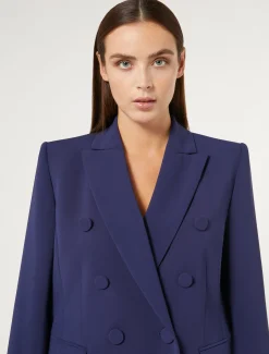 Marina Rinaldi Giacche | Collezione Elegante*Giacca blazer in cady triacetato INCHIOSTRO