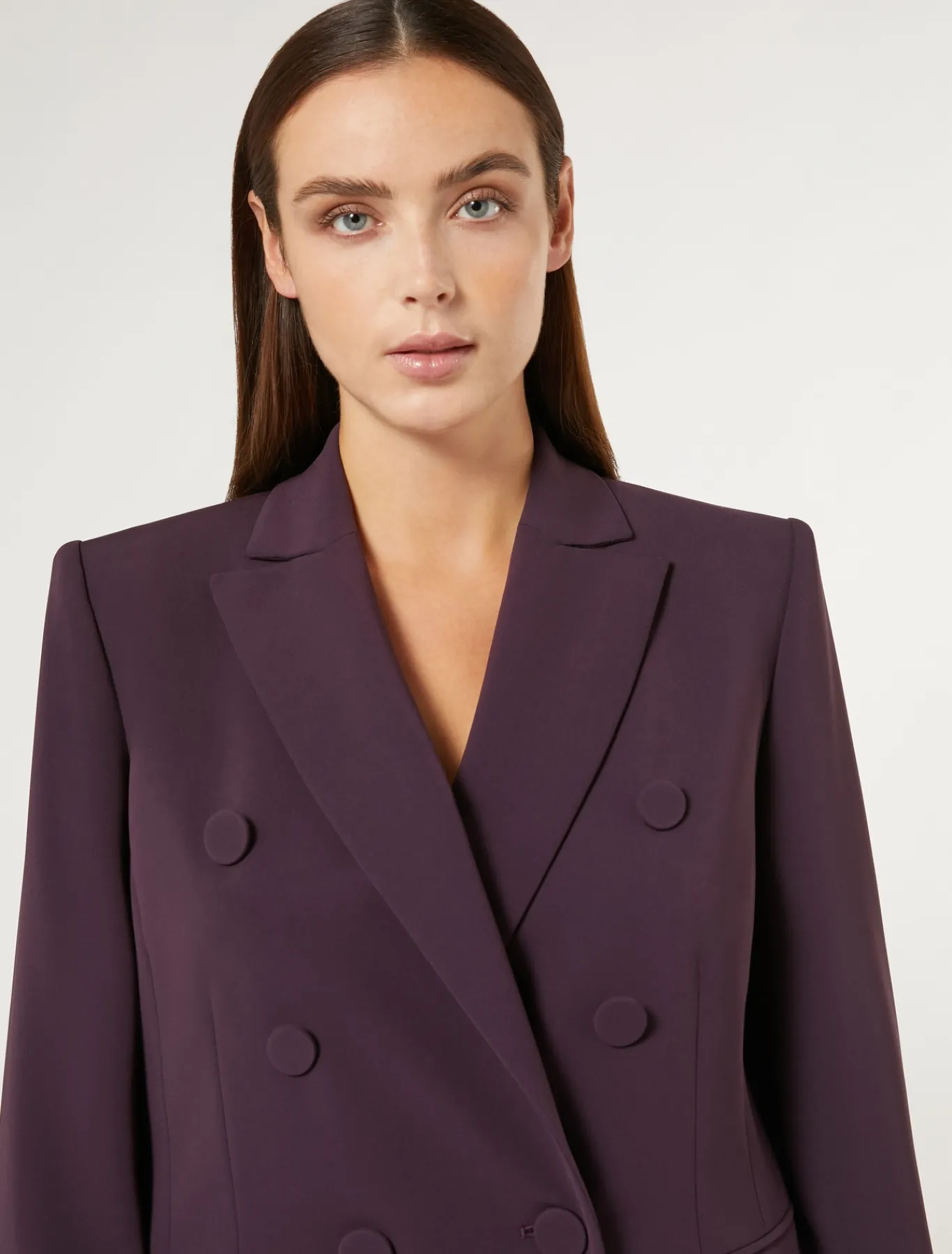Marina Rinaldi Giacche | Collezione Elegante*Giacca blazer in cady triacetato BORDEAUX