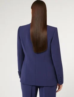 Marina Rinaldi Giacche | Collezione Elegante*Giacca blazer in cady triacetato INCHIOSTRO