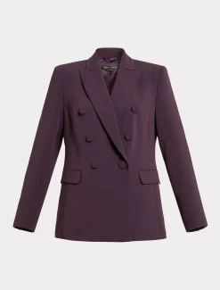 Marina Rinaldi Giacche | Collezione Elegante*Giacca blazer in cady triacetato BORDEAUX