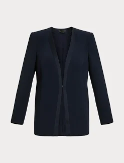 Marina Rinaldi Giacche | Giacche & Blazer*Giacca blazer in cady triacetato BLUNOTTE
