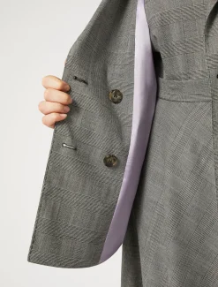 Marina Rinaldi Giacche & Blazer | Giacche & Blazer*Giacca blazer in foulé di lana NEROBIANCO