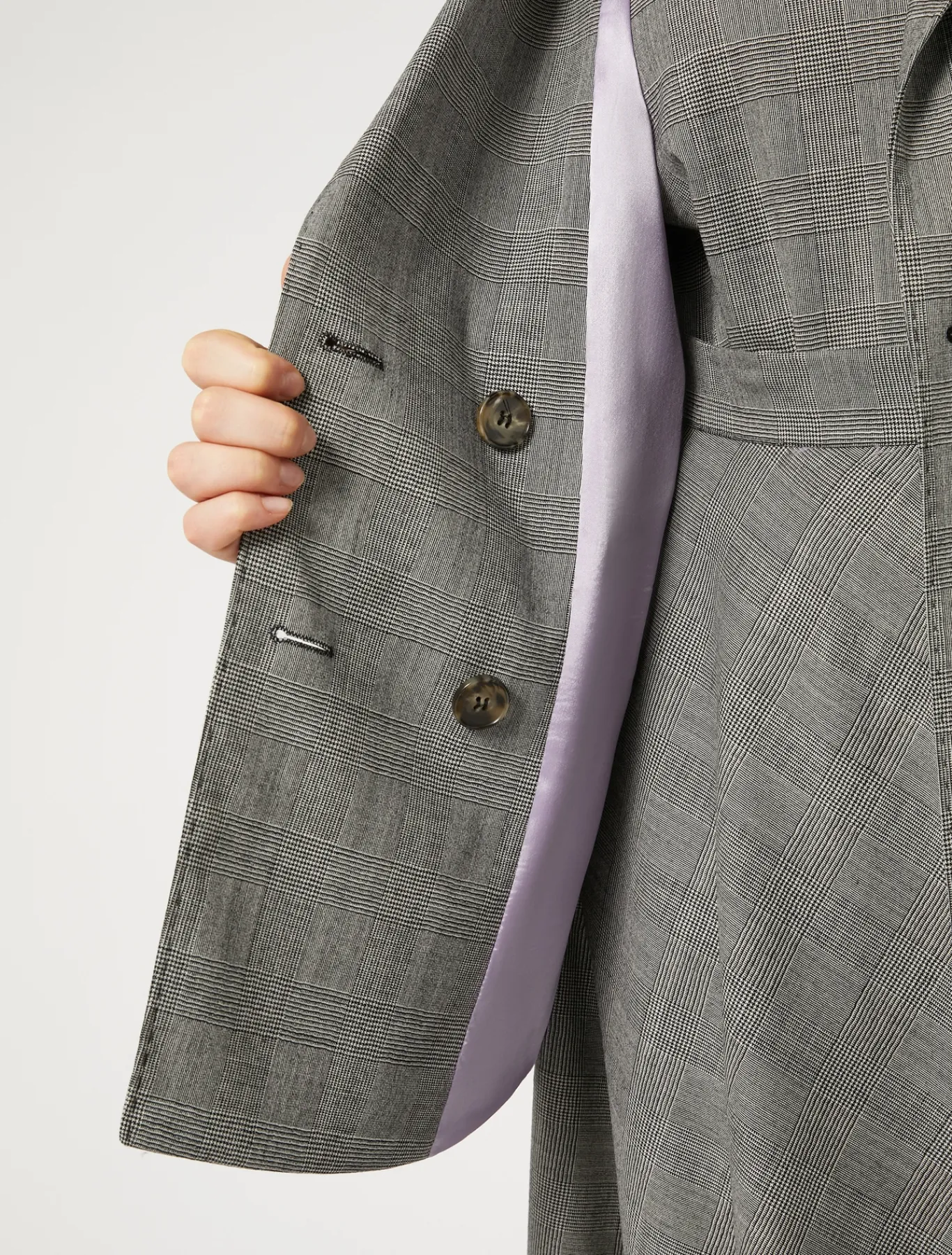Marina Rinaldi Giacche & Blazer | Giacche & Blazer*Giacca blazer in foulé di lana NEROBIANCO