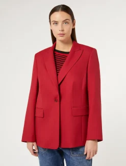 Marina Rinaldi Giacche & Blazer | Giacche & Blazer*Giacca blazer in misto viscosa ROSSO