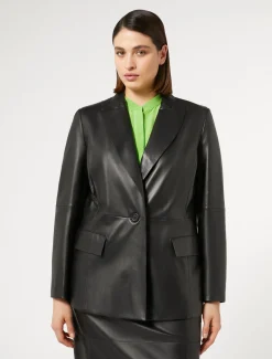 Marina Rinaldi Giacche & Blazer | Giacche & Blazer*Giacca blazer in nappa NERO