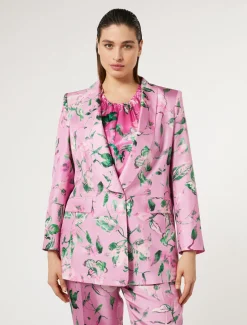 Marina Rinaldi Giacche | Giacche & Blazer*Giacca blazer in seta ROSA