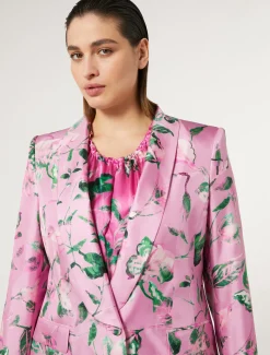 Marina Rinaldi Giacche | Giacche & Blazer*Giacca blazer in seta ROSA