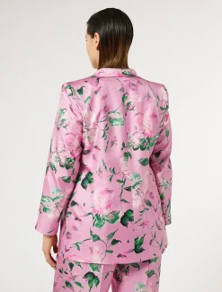 Marina Rinaldi Giacche | Giacche & Blazer*Giacca blazer in seta ROSA