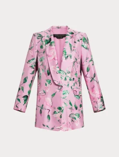 Marina Rinaldi Giacche | Giacche & Blazer*Giacca blazer in seta ROSA