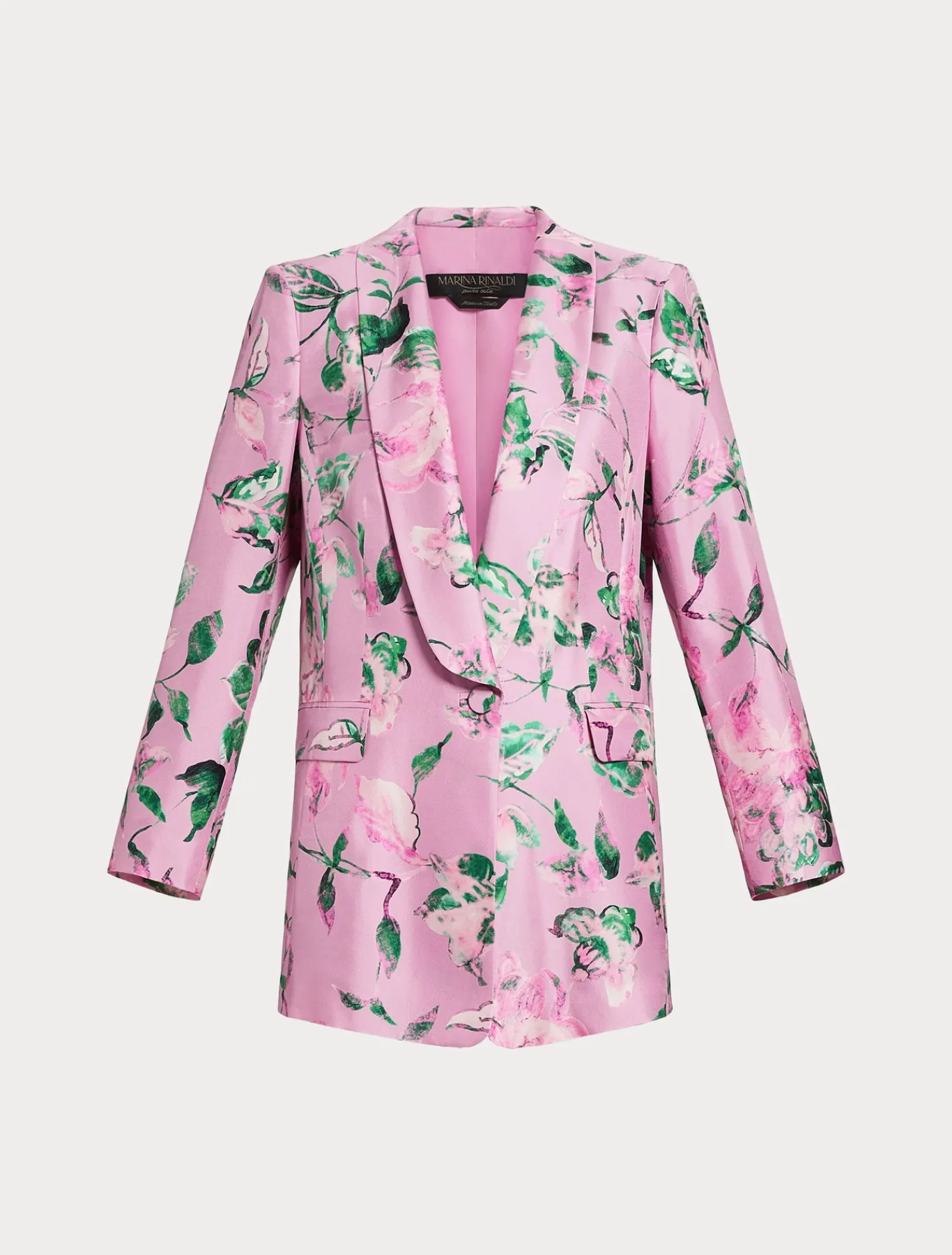 Marina Rinaldi Giacche | Giacche & Blazer*Giacca blazer in seta ROSA