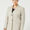 Marina Rinaldi Giacche & Blazer | Giacche & Blazer*Giacca blazer in tela di lana stretch BEIGE