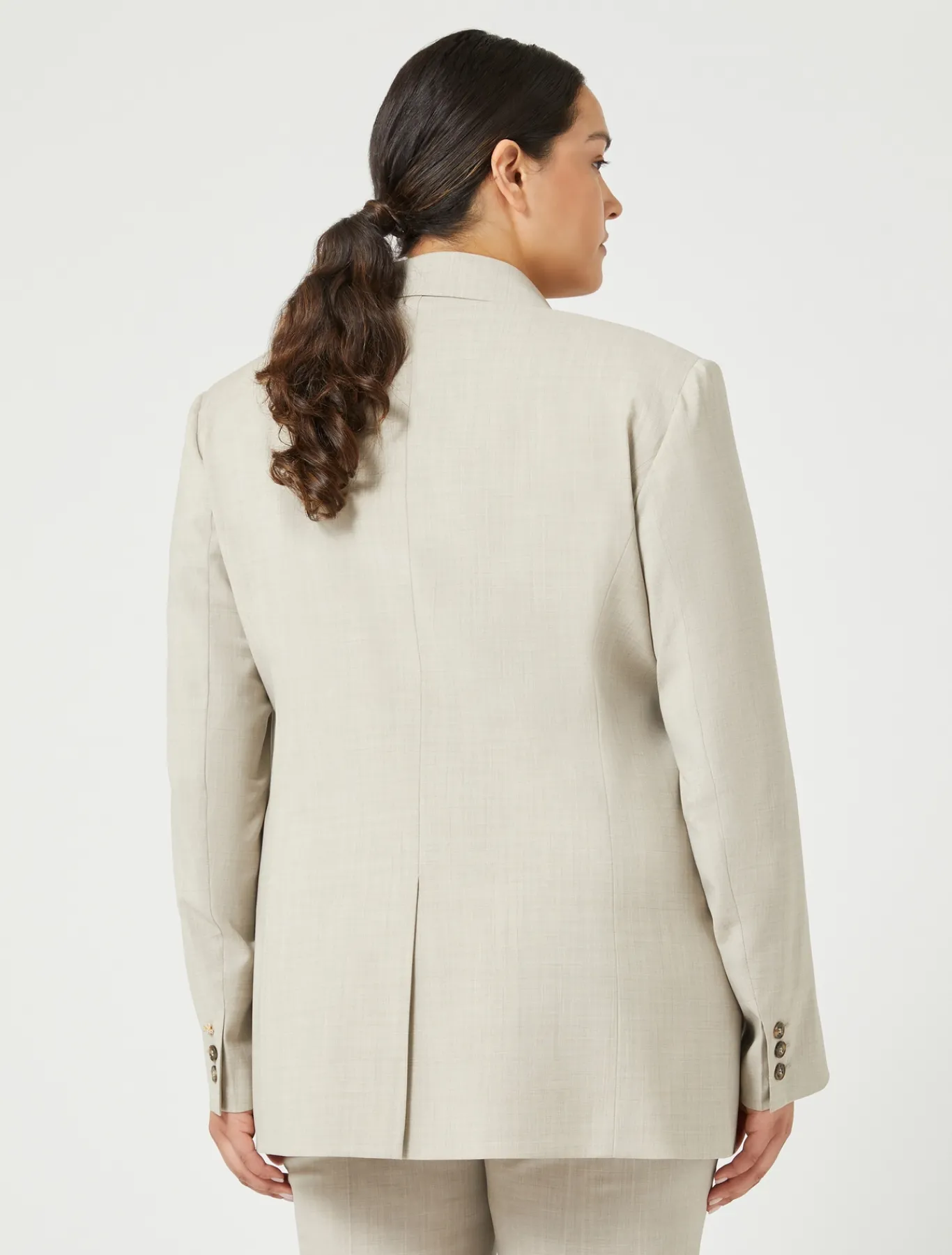 Marina Rinaldi Giacche & Blazer | Giacche & Blazer*Giacca blazer in tela di lana stretch BEIGE