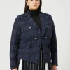 Marina Rinaldi Giacche | Giacche & Blazer*Giacca blazer in tinto filo a fantasia BLUNOTTE