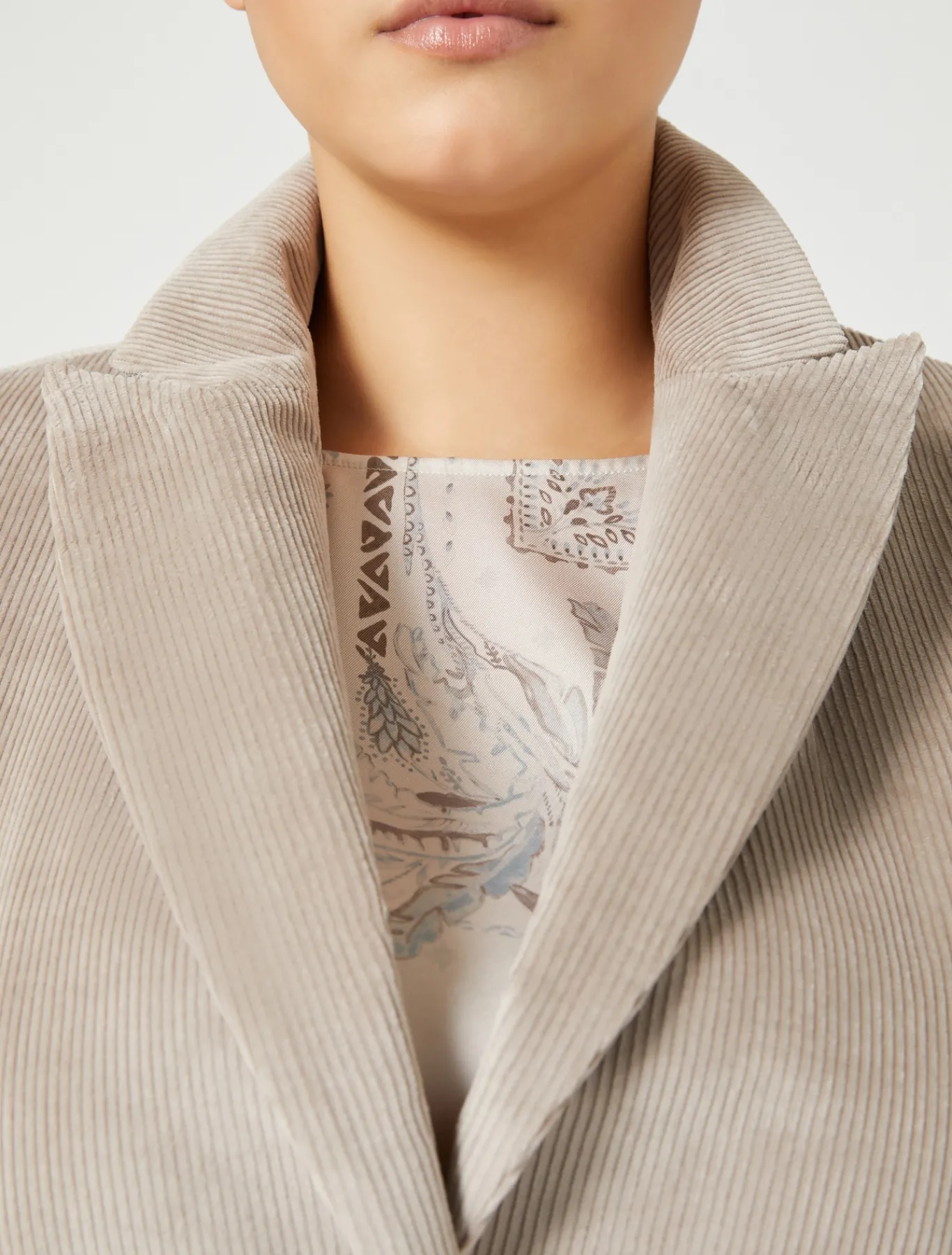 Marina Rinaldi Giacche & Blazer | Giacche & Blazer*Giacca blazer in velluto TORTORA