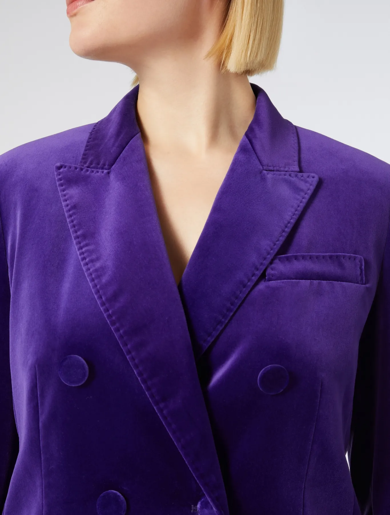Marina Rinaldi Giacche & Blazer | Giacche & Blazer*Giacca blazer in velluto VIOLA