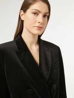 Marina Rinaldi Giacche & Blazer | Giacche & Blazer*Giacca blazer in velluto NERO