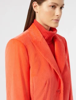 Marina Rinaldi Giacche & Blazer | Giacche & Blazer*Giacca blazer in velluto CORALLO