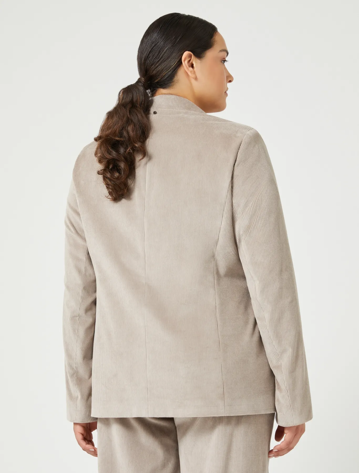 Marina Rinaldi Giacche & Blazer | Giacche & Blazer*Giacca blazer in velluto TORTORA