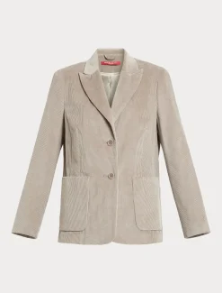 Marina Rinaldi Giacche & Blazer | Giacche & Blazer*Giacca blazer in velluto TORTORA