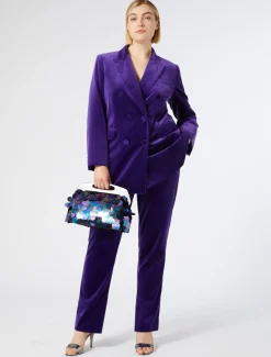 Marina Rinaldi Giacche & Blazer | Giacche & Blazer*Giacca blazer in velluto VIOLA