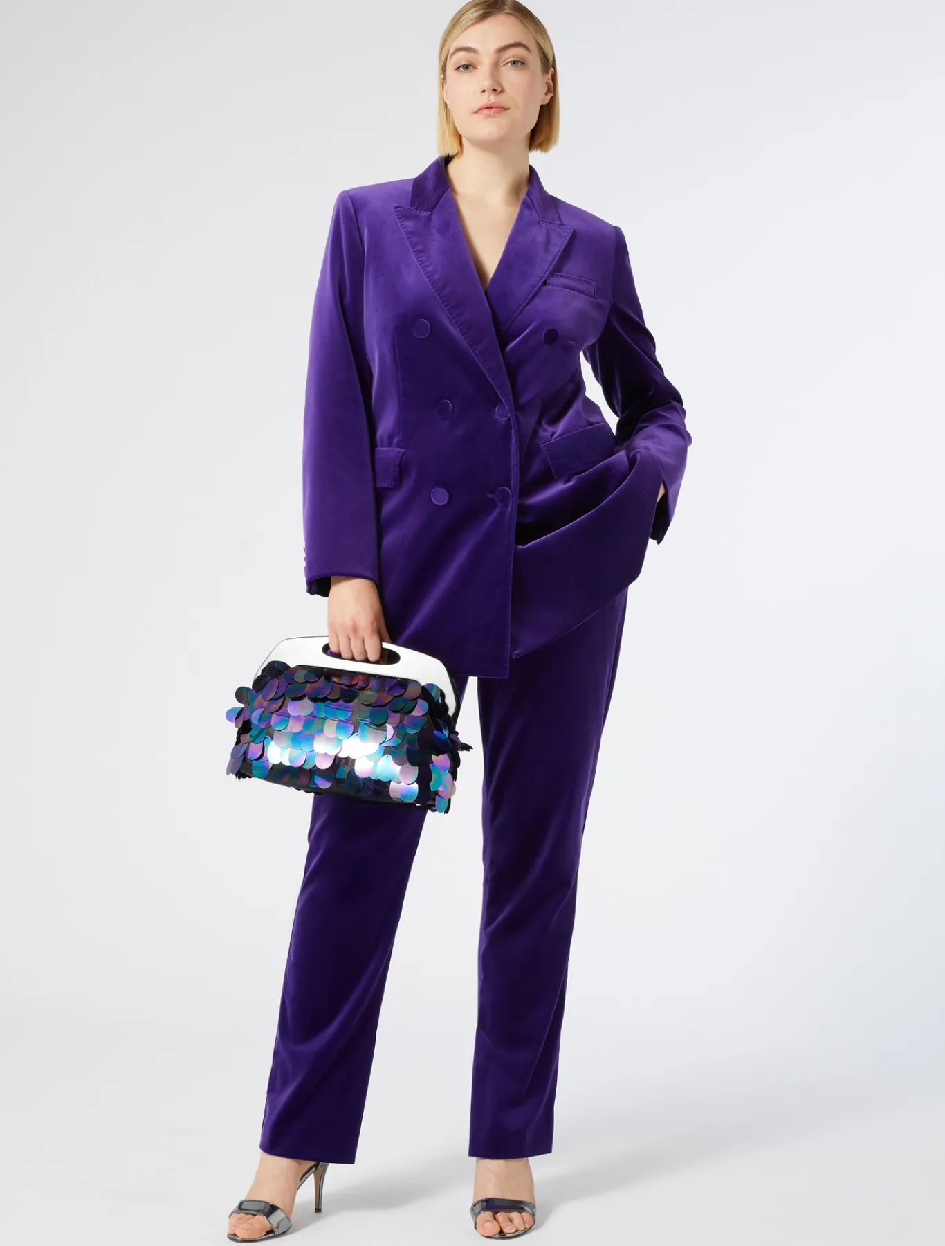 Marina Rinaldi Giacche & Blazer | Giacche & Blazer*Giacca blazer in velluto VIOLA