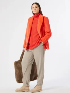 Marina Rinaldi Giacche & Blazer | Giacche & Blazer*Giacca blazer in velluto CORALLO