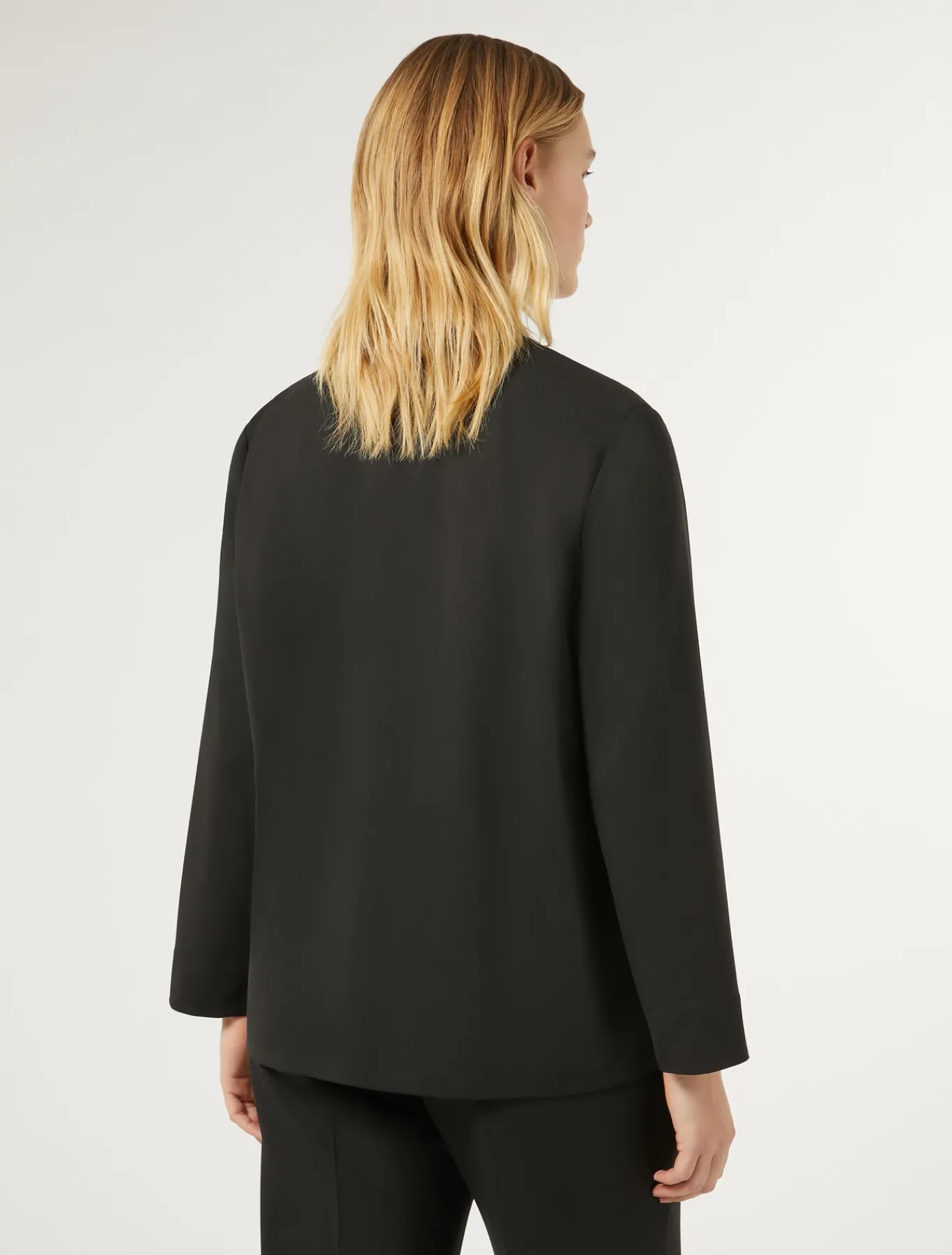 Marina Rinaldi Camicie & Bluse | Camicie & Bluse*Giacca casacca in gabardina di lana NERO