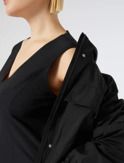 Marina Rinaldi Cappotti & Trench | Cappotti & Trench*Giacca impermeabile in tela di nylon NERO