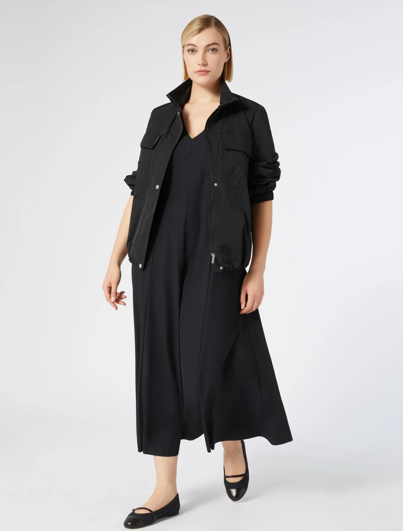 Marina Rinaldi Cappotti & Trench | Cappotti & Trench*Giacca impermeabile in tela di nylon NERO