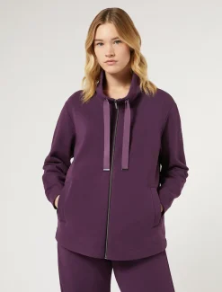 Marina Rinaldi Giacche & Blazer | Giacche & Blazer*Giacca in felpa di cotone VIOLA