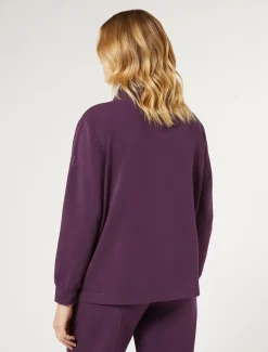 Marina Rinaldi Giacche & Blazer | Giacche & Blazer*Giacca in felpa di cotone VIOLA