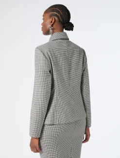 Marina Rinaldi Giacche & Blazer | Giacche & Blazer*Giacca in batavia di lana stretch NEROBIANCO
