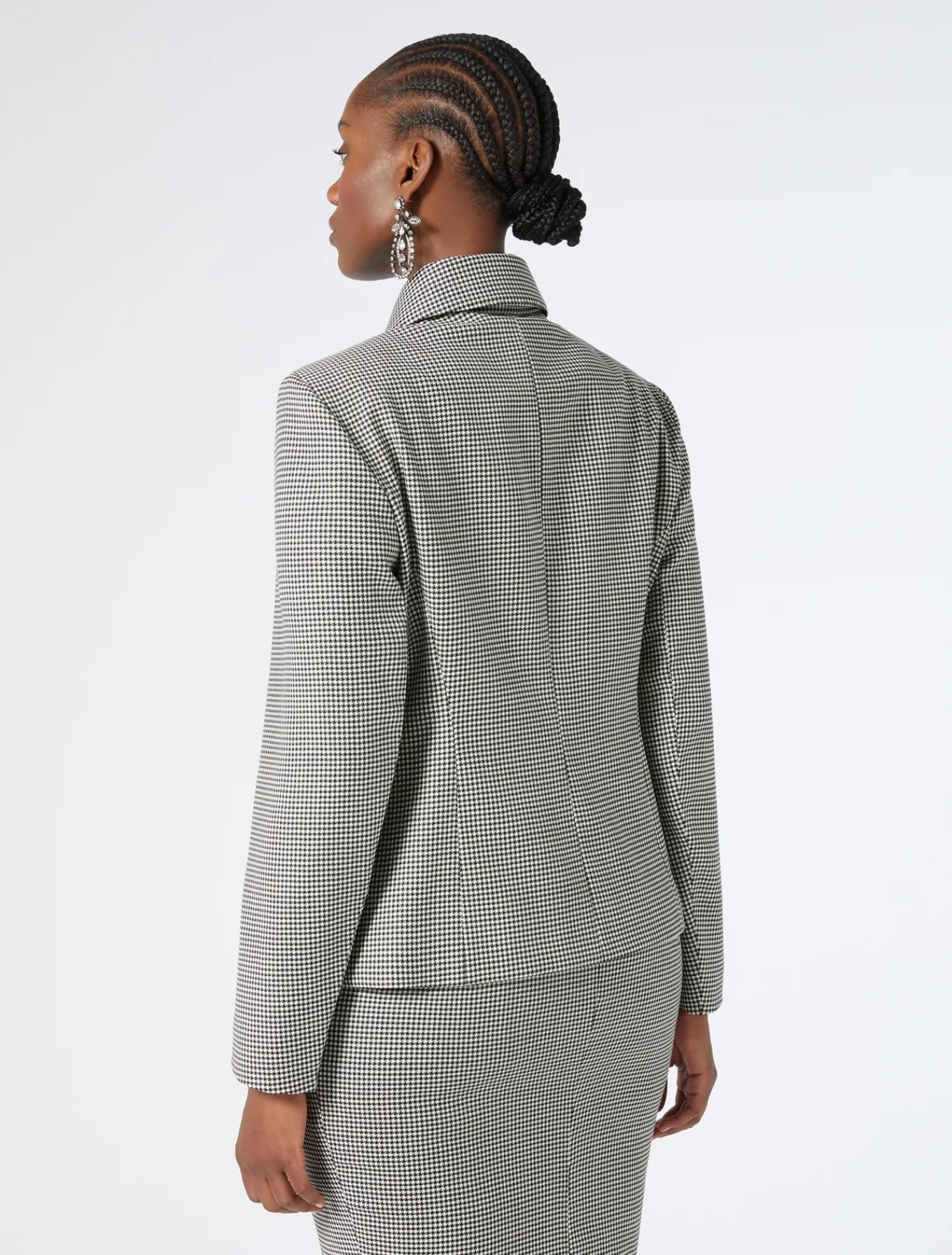 Marina Rinaldi Giacche & Blazer | Giacche & Blazer*Giacca in batavia di lana stretch NEROBIANCO