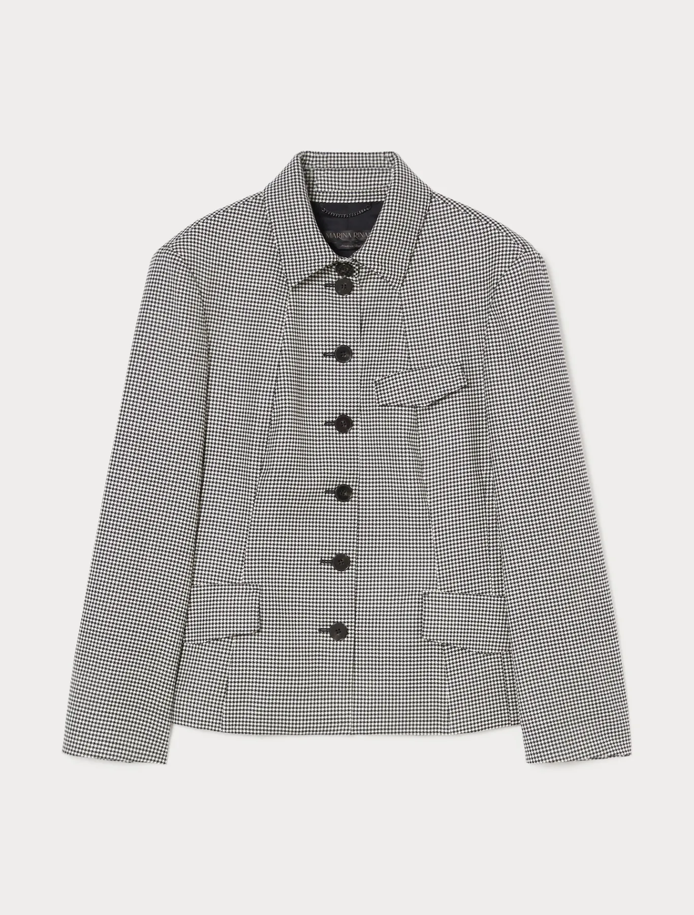 Marina Rinaldi Giacche & Blazer | Giacche & Blazer*Giacca in batavia di lana stretch NEROBIANCO