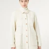 Marina Rinaldi Giacche & Blazer | Giacche & Blazer*Giacca in bull di cotone BIANCOAVORIO