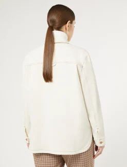 Marina Rinaldi Giacche & Blazer | Giacche & Blazer*Giacca in bull di cotone BIANCOAVORIO