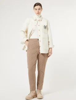 Marina Rinaldi Giacche & Blazer | Giacche & Blazer*Giacca in bull di cotone BIANCOAVORIO