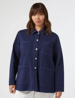 Marina Rinaldi Giacche & Blazer | Giacche & Blazer*Giacca in bull di cotone stretch BLUCINA