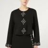 Marina Rinaldi Giacche | Giacche & Blazer*Giacca in cady con strass NERO