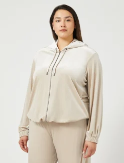 Marina Rinaldi Giacche & Blazer | Giacche & Blazer*Giacca in ciniglia stretch GRIGIOCHIARO