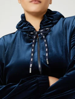 Marina Rinaldi Giacche & Blazer | Giacche & Blazer*Giacca in ciniglia stretch BLUNOTTE