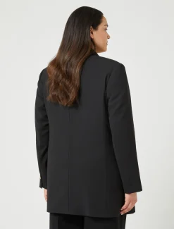 Marina Rinaldi Giacche & Blazer | Giacche & Blazer*Giacca in crêpe satin di lana NERO