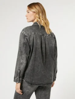 Marina Rinaldi Giacche & Blazer | Giacche & Blazer*Giacca in denim di cotone NERO
