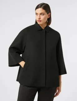 Marina Rinaldi Cappotti & Trench | Cappotti & Trench*Giacca in double di lana e cachemire NERO